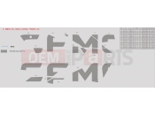 CFMOTO 250 SR (CF250-6F [EU5] ) DECAL(NEBULA WHITE-ABS) - F19-2-B