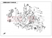 CFMOTO 2019 MOTORCYCLE 300 NK (CF300) LEFT CRANKCASE