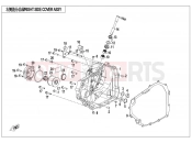 CFMOTO 2019 MOTORCYCLE 300 NK (CF300) RIGHT SIDE COVER(CABLE VERSION)