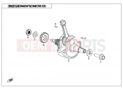CFMOTO 2019 MOTORCYCLE 300 NK (CF300) CRANKSHAFT&CONNECTING ROD