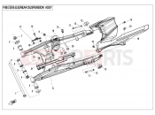 CFMOTO 2019 MOTORCYCLE 300 NK (CF300) REAR SUSPENSION（SHEET METAL ）
