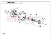 CFMOTO 2019 MOTORCYCLE 300 NK (CF300) REAR WHEEL
