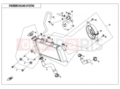 CFMOTO 2019 MOTORCYCLE 300 NK (CF300) COOLING SYSTEM