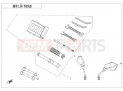 CFMOTO 2019 MOTORCYCLE 300 NK (CF300) TOOLS