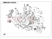 CFMOTO 2019 MOTORCYCLE 300 NK (CF300) LEFT CRANKCASE - E01-2