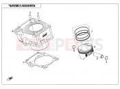 CFMOTO 2019 MOTORCYCLE 300 NK (CF300) CYLINDER @^ PISTON - E02-3