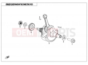 CFMOTO 2019 MOTORCYCLE 300 NK (CF300) CRANKSHAFT@^CONNECTING ROD - E04