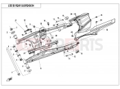 CFMOTO 300 SR (CF300-3 [EU4] ) REAR SUSPENSION(SHEET METAL)