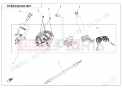 CFMOTO 300 SR (CF300-3F [EU5] ) LOCK KIT - F01