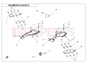 CFMOTO 300 SR (CF300-3F [EU5] ) PLASTICS4 - F04-4