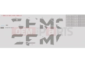 CFMOTO 300 SR (CF300-3F [EU5] ) DECAL(NEBULA WHITE-ABS) - F19-2-B-V2