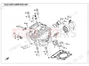 CFMOTO 300 SR (CF300-3F [EU5] ) CYLINDER COVER - E02-2