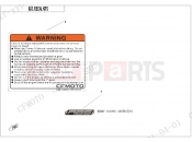 CFMOTO 300 NK (CF300-BF [EU5] ) DECAL KITS - F19