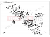 CFMOTO 450 SR (CF400-6F [EU5] ) PLASTICS 3 - F04-3