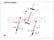 CFMOTO 450 SR (CF400-6F [EU5] ) FRONT SUSPENSION - F05