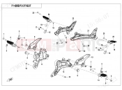 CFMOTO 450 SR (CF400-6F [EU5] ) FOOTREST - F14