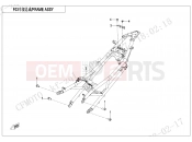CFMOTO 450 SR (CF400-6F [EU5] ) FRAME-2 - F03-2