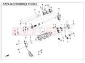 CFMOTO 450 SR (CF400-6F [EU5] ) TRANSMISSION SYSTEM(1) - E06-1-V2
