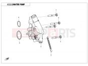 CFMOTO 450 SR (CF400-6F [EU5] ) WATER PUMP - E08