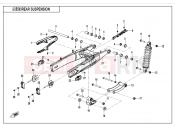 CFMOTO 450 SR (CF400-6F [EU5] ) REAR SUSPENSION - F06