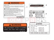 CFMOTO 450 SR (CF400-6F [EU5] ) LABEL - F19-1