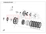 CFMOTO 450 SR (CF400-6F [EU5] ) CLUTCH(FCC) - E05-A