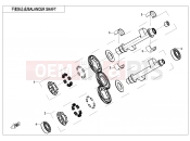 CFMOTO 450 SR (CF400-6F [EU5] ) BALANCER SHAFT - E16