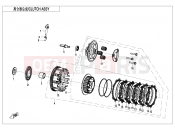 CFMOTO 450 SR (CF400-6F [EU5] ) CLUTCH(FCC) - E05-A