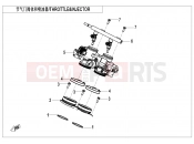 CFMOTO 450 SR (CF400-6F [EU5] ) THROTTLE@^INJECTOR - E17