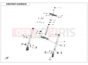 CFMOTO 450 SR (CF400-6H) FRONT SUSPENSION - F05-V2