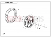 CFMOTO 450 SR (CF400-6H) FRONT WHEEL - F07