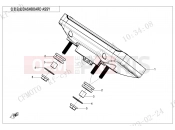 CFMOTO 450 SR (CF400-6H) DASHBOARD - F17