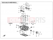 CFMOTO 450 SR (CF400-6H) CYLINDER HEAD(1) - E02-2