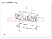 CFMOTO 450 SR (CF400-6H) CYLINDER HEAD(3) - E02-4
