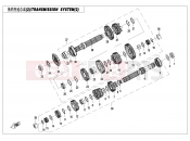 CFMOTO 450 SR (CF400-6H) TRANSMISSION SYSTEM(2) - E06-2