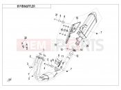CFMOTO 450 MT (CF400-8A [CN4] ) MUFFLER - F02