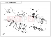 CFMOTO 450 MT (CF400-8A [CN4] ) PLASTICS 3(LOW FENDER) - F04-3-A