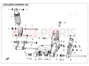 CFMOTO 450 SR S (CF400-9F [EU5] ) REAR SUSPENSION - F06