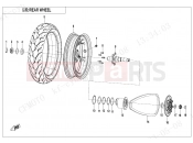 CFMOTO 450 SR S (CF400-9F [EU5] ) REAR WHEEL - F11