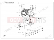 CFMOTO 450 SR S (CF400-9F [EU5] ) FUEL TANK - F12