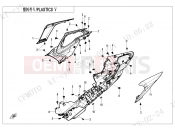 CFMOTO 450 SR S (CF400-9F [EU5] ) PLASTICS 5 - F04-5