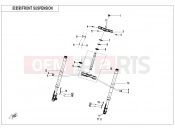 CFMOTO 450 SR S (CF400-9F [EU5] ) FRONT SUSPENSION - F05-V2