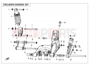 CFMOTO 450 SR S (CF400-9F [EU5] ) REAR SUSPENSION - F06