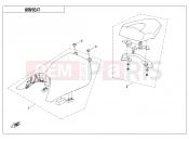 CFMOTO 400 NK (CF400-A [EU4] ) SEAT - F13-A