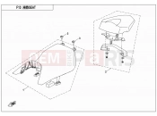 CFMOTO 400 NK (CF400-A [EU4] ) SEAT (2018) - F13-B