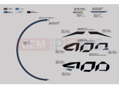 CFMOTO 400 NK (CF400-A [EU4] ) DECAL(ATHENS BULE) - F19-D