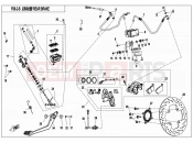 CFMOTO 400 NK (CF400-A [EU4] ) REAR BRAKE (ABS) - F08-2-B
