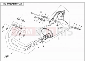 CFMOTO 650 MT (CF650-3) MUFFLER - F02
