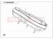 CFMOTO 650 MT (CF650-3) DASHBOARD - F17
