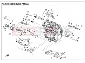 CFMOTO 650 MT (CF650-3C [EU4] ) ENGINE FITTINGS(FOR PLASTIC LOWER GUARD ) - F00-A